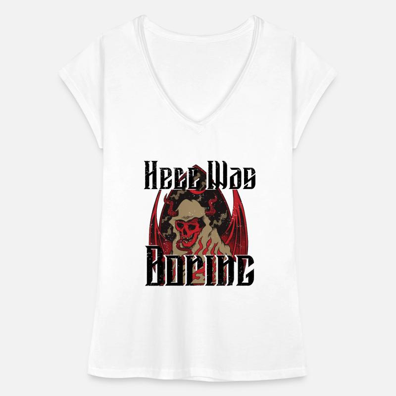 Satan Beelzebub Devil Gothic Pentagram Mystical Women's Vintage T-Shirt