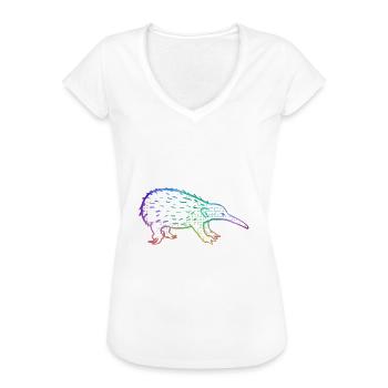 Kurzschnabeligel Australien - Frauen Vintage T-Shirt - Weiß - Vorne - Danielle (179cm)