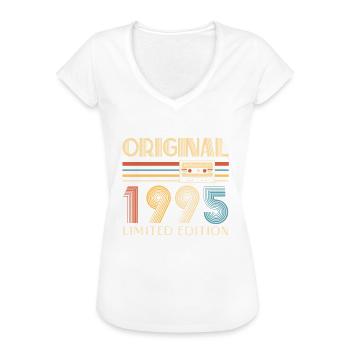 30. Geburtstag 30 Jahre Original 1995 - Frauen Vintage T-Shirt - Weiß - Vorne