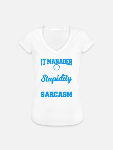 IT Manager Sprüche - Frauen Vintage T-Shirt -