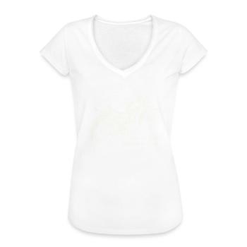 RT 125 - DDR Oldtimer Motorrad Ostalgie - Frauen Vintage T-Shirt - Weiß - Vorne