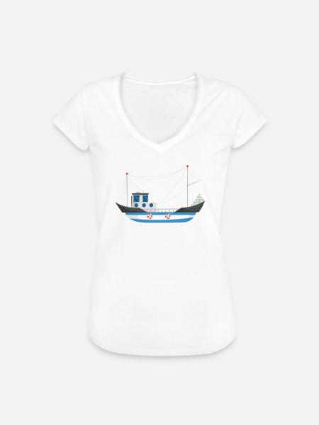 Fischkutter - Frauen Vintage T-Shirt - 