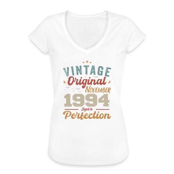 Legendär Seit November 1994 - 1994 - Frauen Vintage T-Shirt - Weiß - Vorne