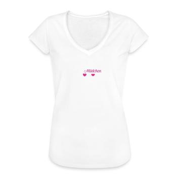 Voltigieren - Echte Mädchen - Frauen Vintage T-Shirt - Weiß - Vorne