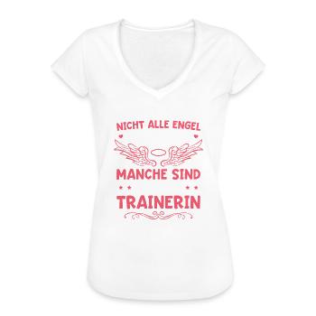 Sportverein Fußballtrainerin Personal Trainerin - Frauen Vintage T-Shirt - Weiß - Vorne