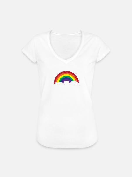 Iss die Reichen - Frauen Vintage T-Shirt - Weiß