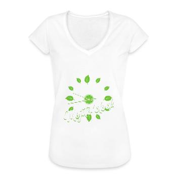 Zeit für Mojito - Frauen Vintage T-Shirt - Weiß - Vorne