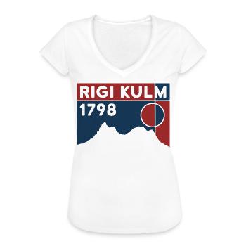Berg Rigi Kulm Luzern Wandern Vierwaldstättersee - Frauen Vintage T-Shirt - Weiß - Vorne