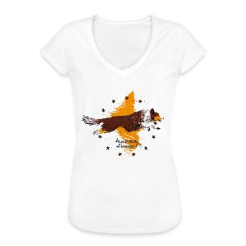 red Australian Shepherd - Frauen Vintage T-Shirt - Weiß - Vorne