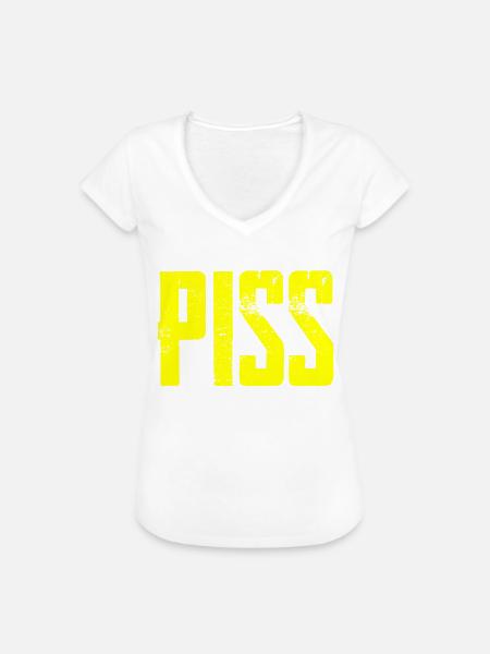 Piss Drinker 4 - Frauen Vintage T-Shirt - Weiß