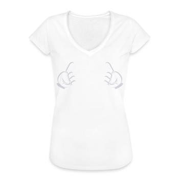 Controller Spruch - Frauen Vintage T-Shirt - Weiß - Vorne