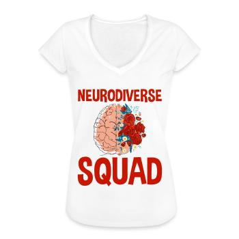 Neurodiverse Squad 2 - Frauen Vintage T-Shirt - Weiß - Vorne
