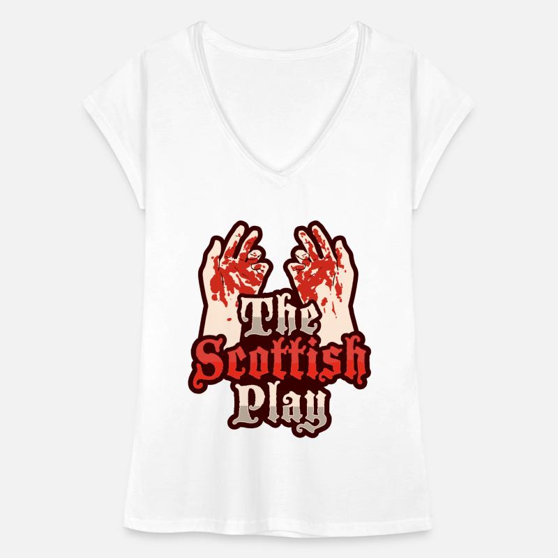 Macbeth La pièce de design écossaise T-shirt vintage Femme