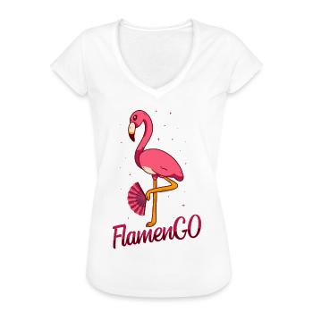 Dance Sport Dance Dancer Flamenco Dance Instructor - Women's Vintage T-Shirt - white - Front - Danielle (179cm)