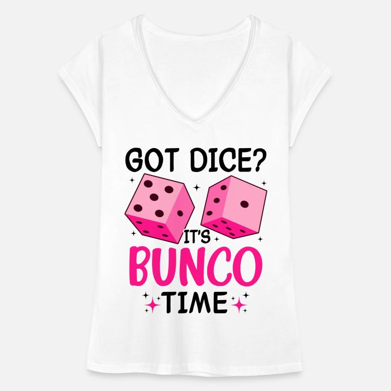 Bunco Squad Bunco Dice Bunco Game Night Women's Vintage T-Shirt