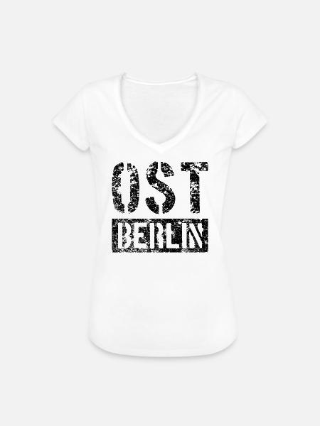 OST BERLIN OSTBERLIN OSSI - Frauen Vintage T-Shirt - Weiß
