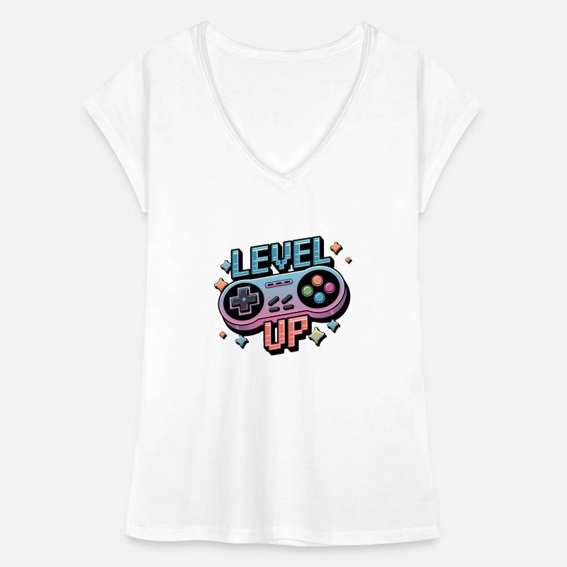 Level Up – Gaming Controller Women's Vintage T-Shirt