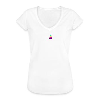 n Scheiß muss ich - Frauen Vintage T-Shirt - Weiß - Vorne