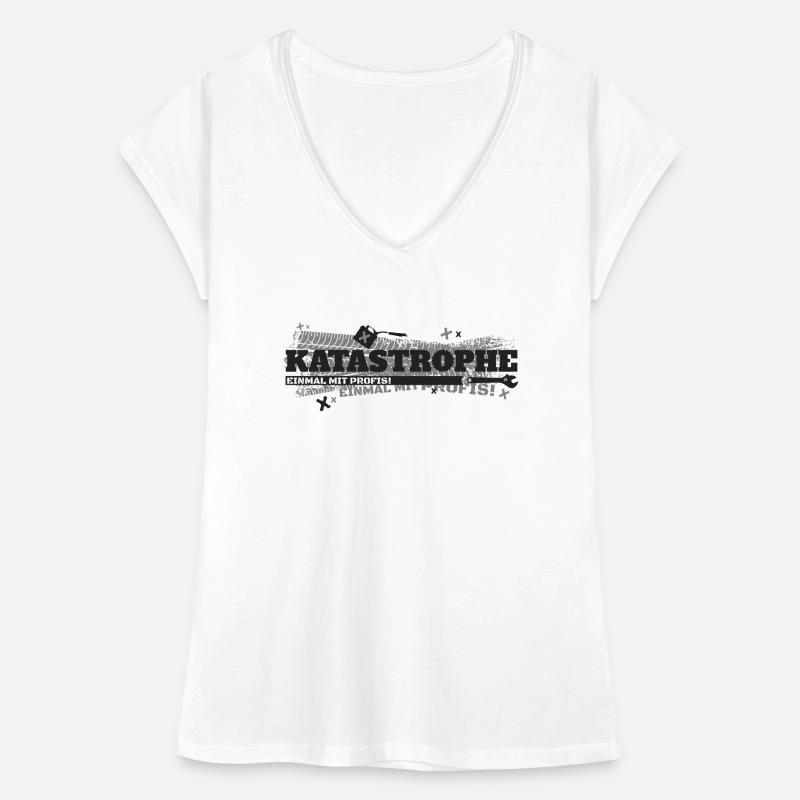 Katastrophe, einmal mit Profis - dunkelgrau Frauen Vintage T-Shirt