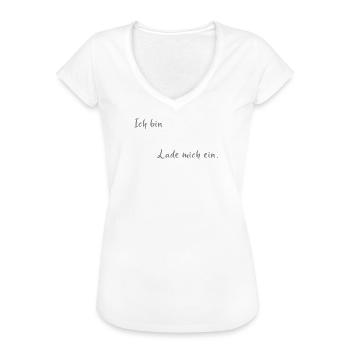 Human Design Projektorin lade mich ein Einladung - Frauen Vintage T-Shirt - Weiß - Vorne