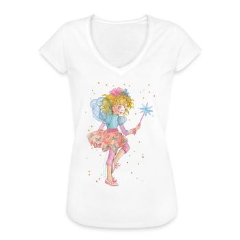 Prinzessin Lillifee Konfetti - Frauen Vintage T-Shirt - Weiß - Vorne