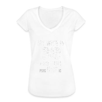 38 Jahre Geburtstag Ehefrau Psychotisch - Frauen Vintage T-Shirt - Weiß - Vorne