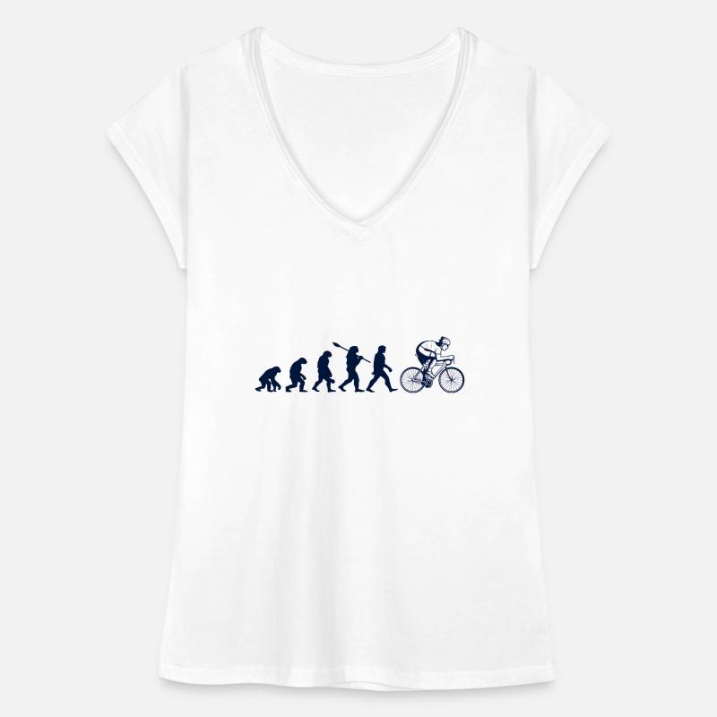 Evolution du cyclisme T-shirt vintage Femme