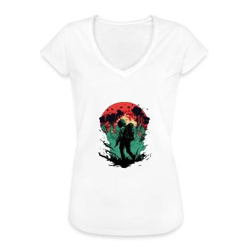 Apokalypse auf Erden - Frauen Vintage T-Shirt - Weiß - Vorne