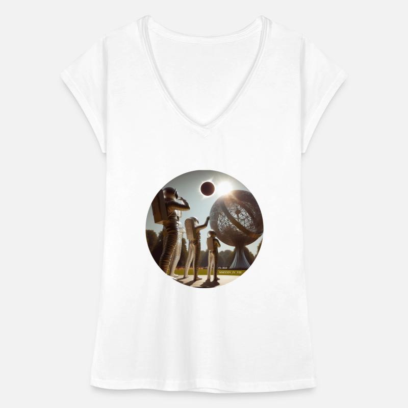 Total Eclipse 04:08:24 Commererative Women's Vintage T-Shirt