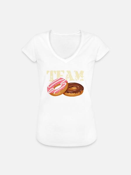 Team Donuts Naschkatzen - Frauen Vintage T-Shirt -