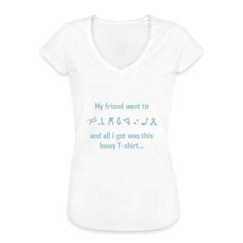Atlantis - Frauen Vintage T-Shirt - Weiß - Vorne