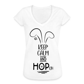 Ostern - Frauen Vintage T-Shirt - Weiß - Vorne