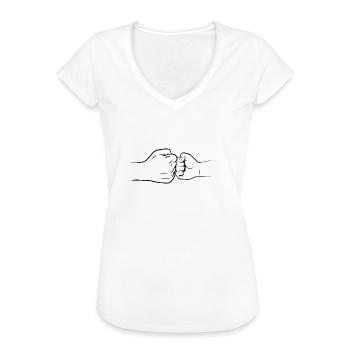 Opa Enkel Großvater Geschenk - Frauen Vintage T-Shirt - Weiß - Vorne