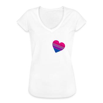 Bisexuell LGBTQ+ Bi LGBTQ - Frauen Vintage T-Shirt - Weiß - Vorne