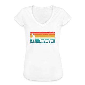 Schaf Schafe Bauernhof Tier Schafbock Geschenk - Frauen Vintage T-Shirt - Weiß - Vorne