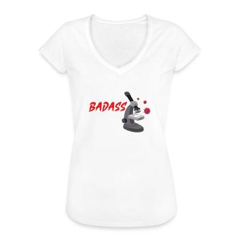 Microbiologist Microbiology Lab Staph Biology - Frauen Vintage T-Shirt - Weiß - Vorne