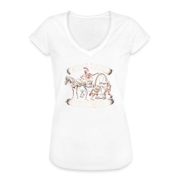 Julius Cäsar Römische Geschichte Römisches Reich - Frauen Vintage T-Shirt - Weiß - Vorne