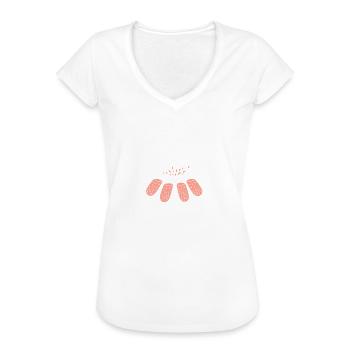 Brunch Kultur Bodenlos Mimosen Liebhaber - Frauen Vintage T-Shirt - Weiß - Vorne