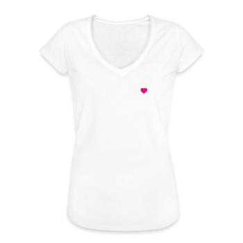 K-Pop - Frauen Vintage T-Shirt - Weiß - Vorne