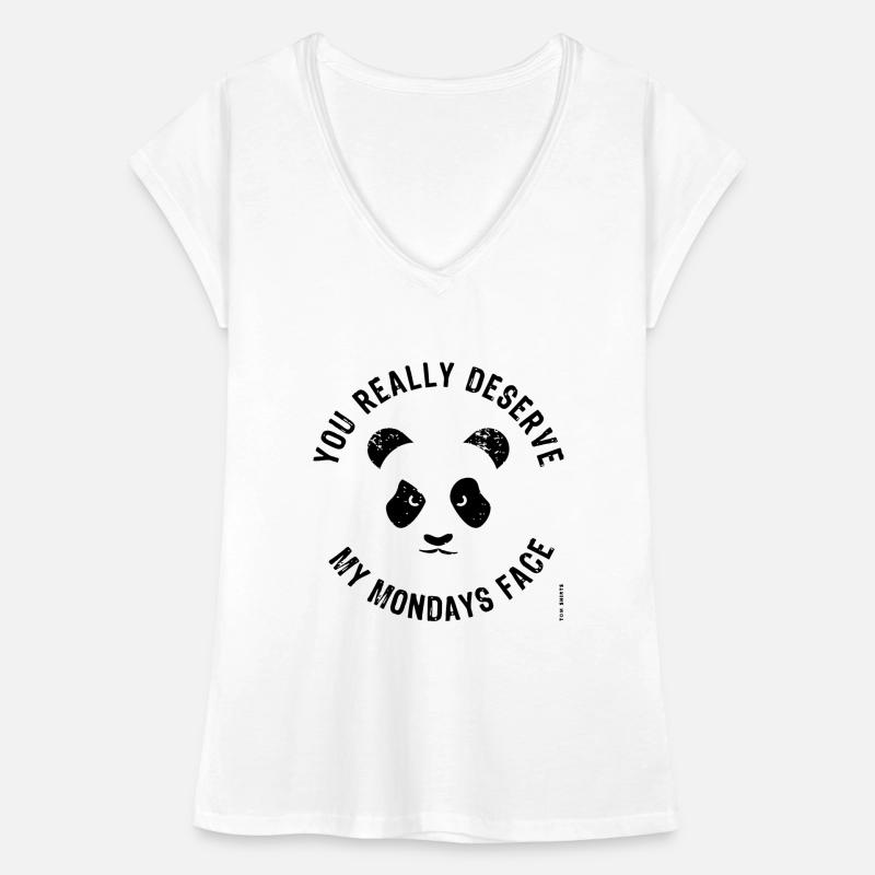 Visage du lundi T-shirt vintage Femme