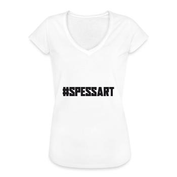 Spessart - Frauen Vintage T-Shirt - Weiß - Vorne - Danielle (179cm)