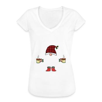 Glühwein Crew Weihnachtsmarkt Geschenk - Frauen Vintage T-Shirt - Weiß - Vorne