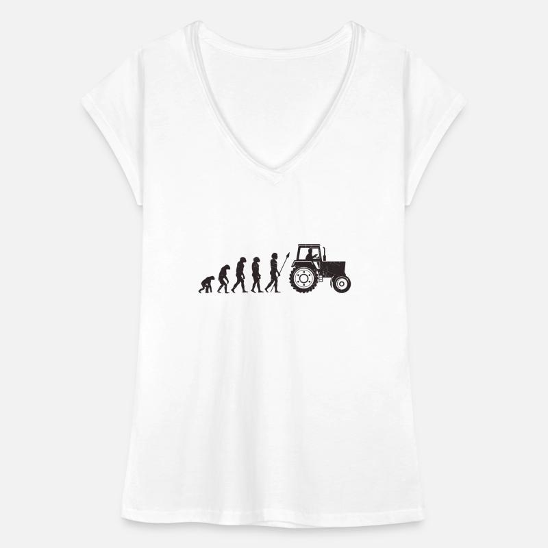 Landwirt Evolution Frauen Vintage T-Shirt
