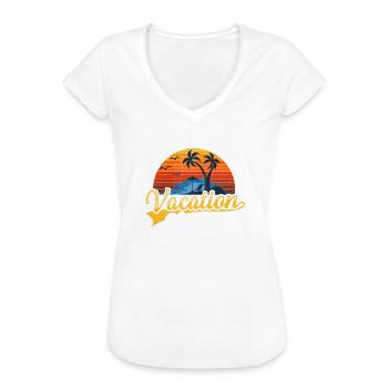 This Family Is In Vacay Mode Family Vacation - Frauen Vintage T-Shirt - Weiß - Vorne