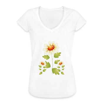 Gartenfee Garten Gärtnerin - Frauen Vintage T-Shirt - Weiß - Vorne