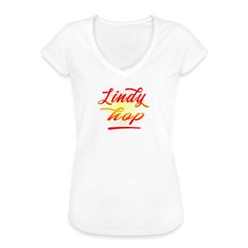 Lindy Hop Dance Swing Tanz - Frauen Vintage T-Shirt - Weiß - Vorne
