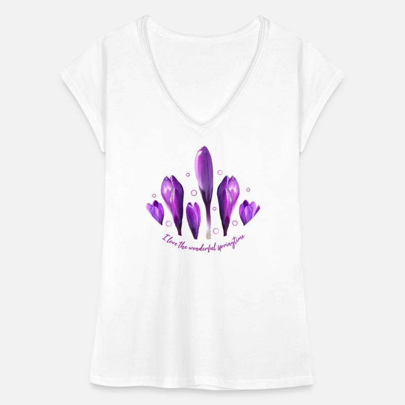 Crocuses Crocus Women's Vintage T-Shirt