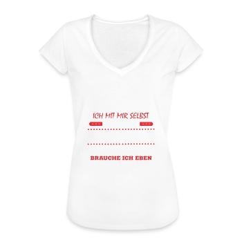 TECHNIKER - Frauen Vintage T-Shirt - Weiß - Vorne