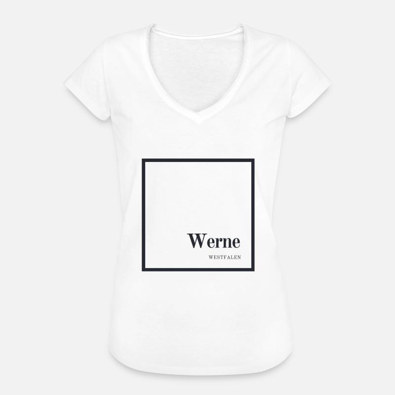 Werne an der Lippe - Women's Vintage T-Shirt - white