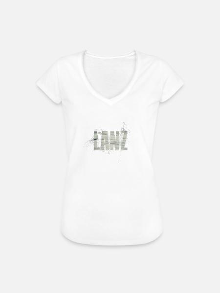 Lanz - Frauen Vintage T-Shirt - Weiß